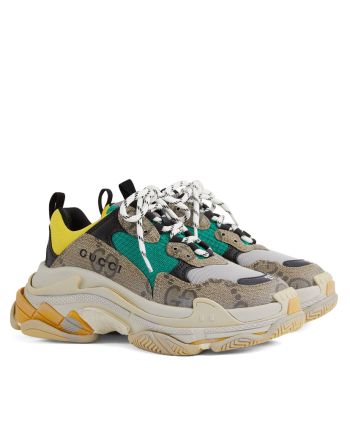 Gucci Unisex The Hacker Project Triple S sneaker 677193 Green