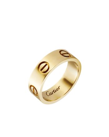 Cartier Women's Love Ring 18k Yellow Gold Golden