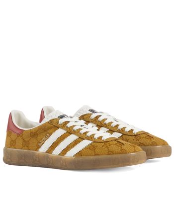 Gucci x Adidas Unisex Gazelle Sneaker Apricot