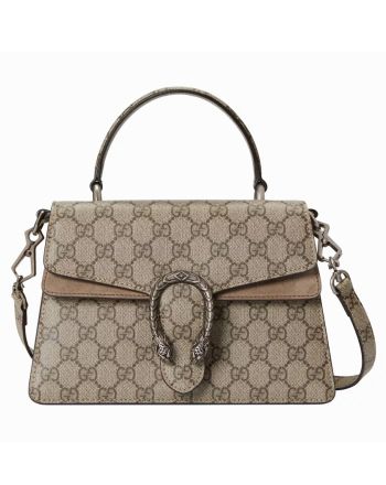 Gucci Small Dionysus Top Handle Bag 739496 Apricot