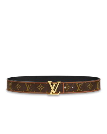 Louis Vuitton LV Chain 30mm Reversible Belt Brown