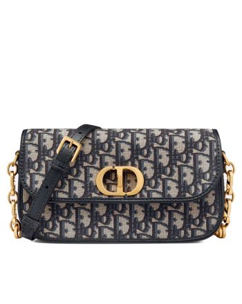 Christian Dior 30 Montaigne Avenue Bag Dark Blue