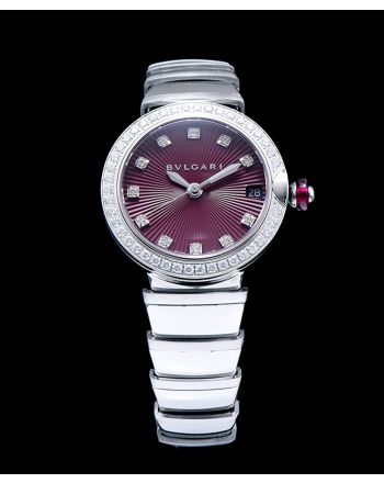 Bvlgari Lvcea Diamonds Automatic Watch for Women Henna