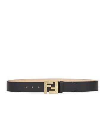 Fendi Leather Belt Coffee