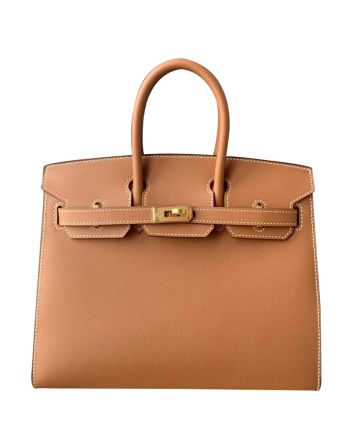 Hermes Birkin 25 Bronze Epsom Light Coffee