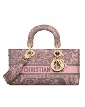 Christian Dior Medium Lady D-Joy Bag Pink