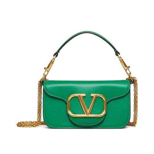 Valentino Loco Small Shoulder Bag In Calfskin 